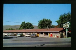 Oregon OR postcard Hereford Motel, Baker US Route 30 street vierw Vintage - Picture 1 of 2