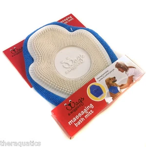 Wags & Wiggles Massage Badehandschuh Shampoo Resevoir weiche Borsten Mikrofaser - Bild 1 von 10