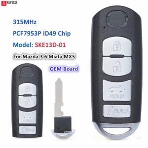 Llavero remoto inteligente OEM para Mazda 6 Mazda3 2014-2019 sedán MX-5 WAZSKE13D01 - Imagen 1 de 5