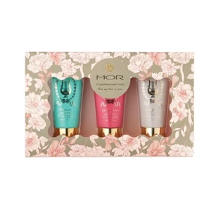 MOR Hand Cream 3 x 50ml - Snow Gardenia / Bohemienne / Lychee Flower Hand Cream - Picture 1 of 3