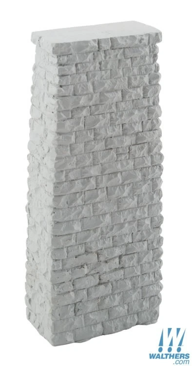 Walthers 933-4580 Single-Track Railroad Deck Bridge Stone Pier HO Scale Train - Image 1 of 1