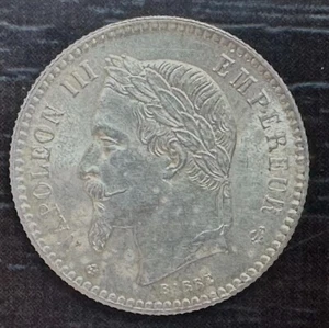 Napoleon III 1852-1870 - 50 Cents 1864 BB Strasbourg - Picture 1 of 2