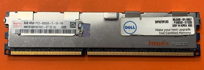 🟩HYNIX 8GB 4Rx8 PC3-8500R  Server RAM Memory HMT31GR7BFR8C-G7 SNPK075PC/8G - Image 1 of 4