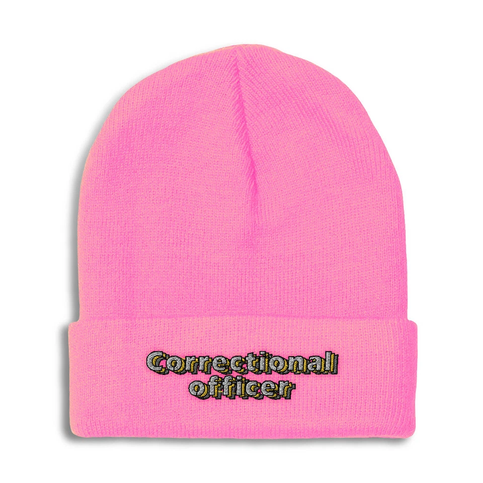 Gorros para hombre oficial correccional sombreros de invierno para mujer gorra calavera acrílica Foto 1 de 1