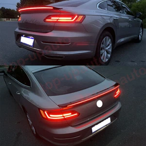 For VW Arteon 2019-2021 LED lamp light streamer tail Trunk Spoiler Wing Trim - Picture 1 of 9