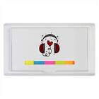 'Heart Headphones' Sticky Note Ruler Pad (ST00018217)
