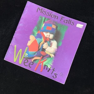 Vtg Mission Falls Wee Knits Booklet 12 Knitting Baby Sweaters and Hats Patterns - Picture 1 of 13