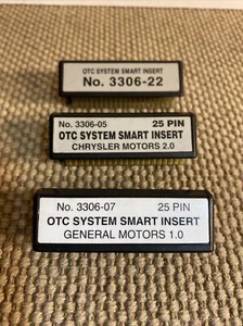 OTC 3306-05 3306-07 3306-22 Inserto Inteligente Genisys LOTE 3 GM Chrysler 25 Pin - Imagen 1 de 3