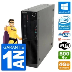 PC Lenovo ThinkCentre M82 SFF Intel G630 RAM 4Go Disque 500Go Windows 10 Wifi - Photo 1/3