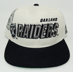 Vtg. Sports specialties Pro Line 90's Oakland Raiders Shadow Snapback Cap, Hat