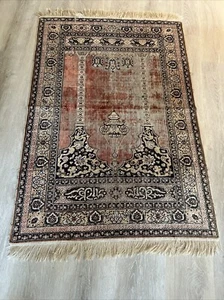vintage Antique turkish prayer rug 61”x 38” - Picture 1 of 19