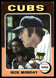 Rick Monday 1975 Topps #129 Chicago Cubs - Picture 1 of 2