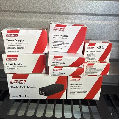 Ultra Tech Power Products Lot - Transformer, 5 Power supply’s, 3v Cr123a Lithium - Image 1 of 4