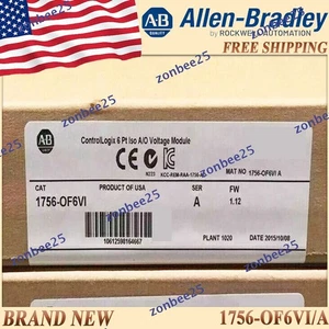 AB 1756-OF6VI/A ControlLogix 6Pt Iso A/O Voltage Module New Unopened Free Ship - Picture 1 of 5