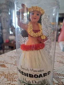Lovely Hawaiian Hula Girl Ukulele Dashboard 6.5" Doll Hawaii - Picture 1 of 3