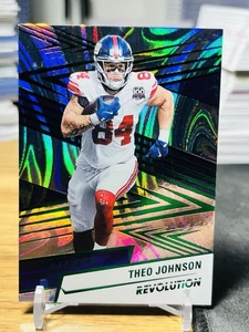 2025 Panini Revolution Theo Johnson #63 Green Swirl /199 SP - 174/199 Giants - Picture 1 of 2
