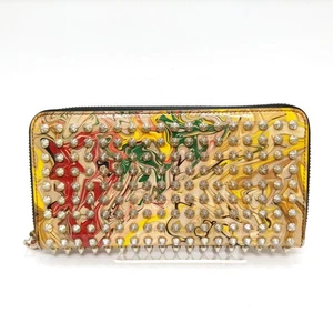 Christian Louboutin Long Wallet Yellow Patent leather 2882463 - Picture 1 of 11