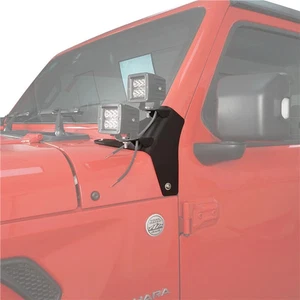 Soportes de montaje de luz de pilar A dobles de 2 piezas para Jeep Wrangler JL/gladiador 20-25 - Imagen 1 de 8