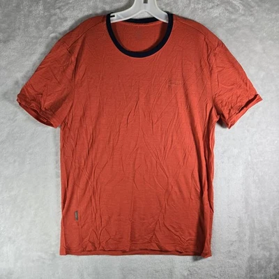 Camiseta Icebreaker Mezcla Lana Merino Talla Mediana M Naranja Camiseta Capa Base Sin Etiqueta Foto 1 de 4