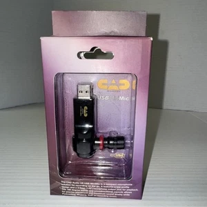 CAD Audio U9 USB Cardioid Condenser Mini Mic Podcast Microhone w/ Headphone Jack - Picture 1 of 5