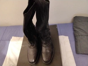 Belstaff stivali donna Trialmaster nuovi con scatola-colore 9051 nero antico- - Foto 1 di 4