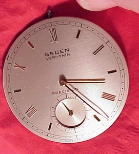 Reloj Bolsillo Suizo Vintage GRUEN Precisión Veri-Thin Conoruma 39.53mm Movimiento - Imagen 1 de 8