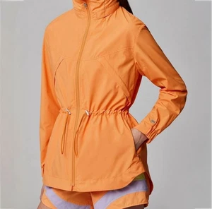 SOIA&KYO Neiman Marcus Raven Hooded Anorak Lined Rain Jacket M NWT $295 - Picture 1 of 13