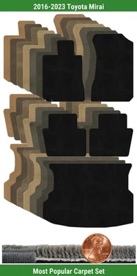 Lloyd Custom Ultimat Carpet Mat Set for 2016-2023 Toyota Mirai (5 pieces) #12IP - Image 1 of 4