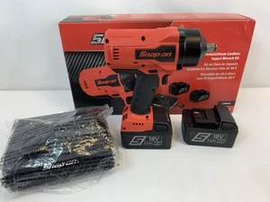 NUEVO Snap-on CT9050K2 18V 1/2" Llave de Impacto Inalámbrica con Batería de 5Ah NUEVO - Imagen 1 de 10