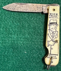 NAVAJA DE BOLSILLO IMPERIAL DICK TRACY VINTAGE AÑOS 30 - Imagen 1 de 13