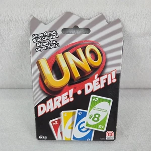 UNO Dare! Bilingual English/French Card Game by Mattel – Complete Family Game - Picture 1 of 7