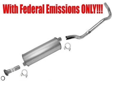 Silenciador trasero para Toyota 4Runner 1992-1995 3,0 L emisiones federales Foto 1 de 4