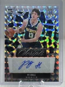2024-25 Mosaic PJ Hall Scripts Silver Mosaic RC Autograph #RS-HAL Nuggets Rookie - Picture 1 of 9