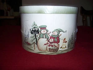 BONITAS CAJAS DE MUÑECO DE NIEVE APILABLES/ANIDADOS Nuevas  - Imagen 1 de 4