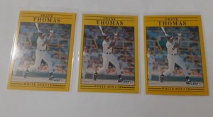 1991 Fleer Frank Thomas Lot Of 3  Hof Nm