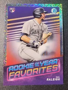 2022 Bowman Chrom Mega Box ROY Favoriten #ROYF-7 Cal Raleigh MOJO Refraktor - Bild 1 von 1