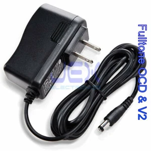 9V Power Adapter for Fulltone OCD & V2 Obsessive Compulsive Drive Guitar Pedal - Picture 1 of 1