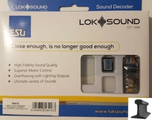 ESU 58416 ~ New ~ LokSound V5.0 DCC/MM/SX/M4 ~ 6 Pin Sound Decoder ~ Sugar Cube - Picture 1 of 4