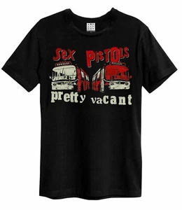 Amplified Sex Pistols Pretty Vacant Mens Black T Shirt Sex Pistols Classic Tee - Picture 1 of 1