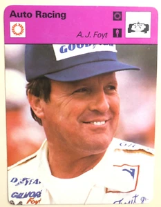 A.J. FOYT 1978 Sportscaster Card #19-17 AUTO RACING GRAND PRIX INDIANAPOLIS 500 - Picture 1 of 1