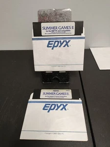 APPLE II & IBM 5.25" Floppy Disk EPYX Summer Games II 1985 Computer Game - Picture 1 of 4