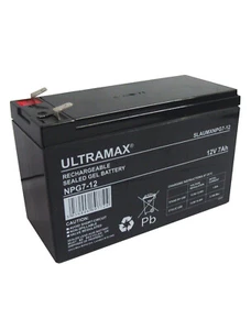 3 x Brand New ULTRAMAX 12V 7AH Rechargeable GEL BATTERIES for Electric Bikes - Picture 1 of 5