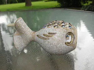 Dun Caoin Chaoin Ireland Pottery Fish Vase Sculpture - Picture 1 of 6