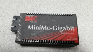 IMC NETWORKS 856-10731 GIGA-MINIMC 10/100/1000 Mbps GIGABIT FIBER CONVERTER - Picture 1 of 4