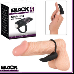 Toy Sex Cock x Ring Vibration Silicone Black Velvets Stimolatore Vibrante hot