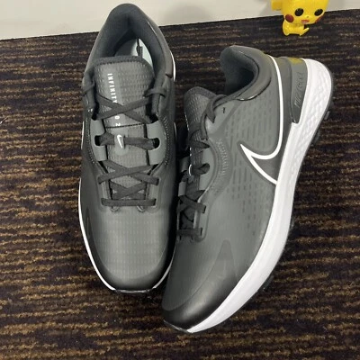 Nike Infinity Pro 2 Golf Shoes Oreo Black DJ5593 015 Spikeless NEW Men’s Sz 5 - Image 1 of 4