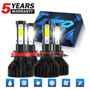 For Honda Civic 2016 2017 2018 2019 2020 LED Headlight High/Low 4x Bulbs Bright - Picture 1 of 12