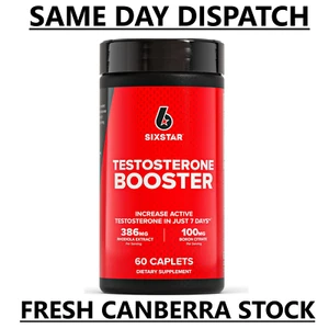 Testosterone Booster - 60 Caplets Supports Strength, Performance & Vitality - Picture 1 of 6