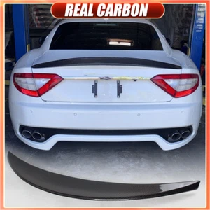 Alerón trasero de maletero de carbono real para Maserati GranTurismo cupé 2012-14 - Imagen 1 de 14