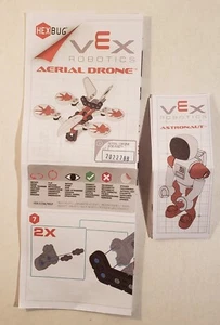 HexBug Vex Robotics Aerial Drone ** Instruction Manual ONLY ** - Imagen 1 de 1